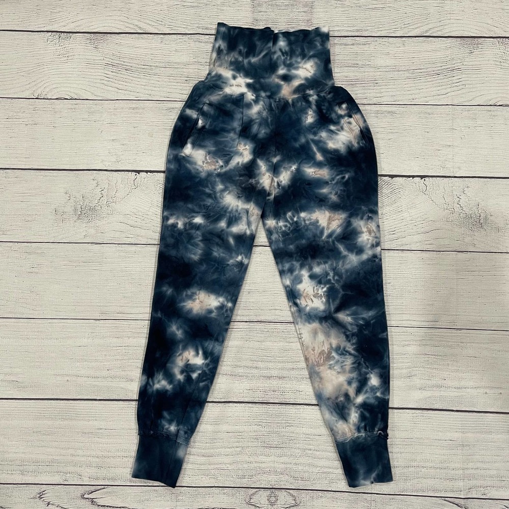 Young Fabulous & Broke Jogger Blue Tie Dye Size Small